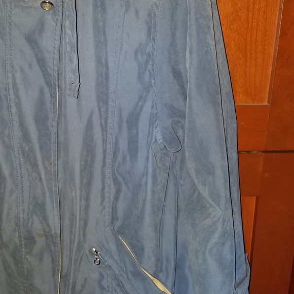 Woman's Blue Outerwear Utility Jacket L - Picture 6 of 6